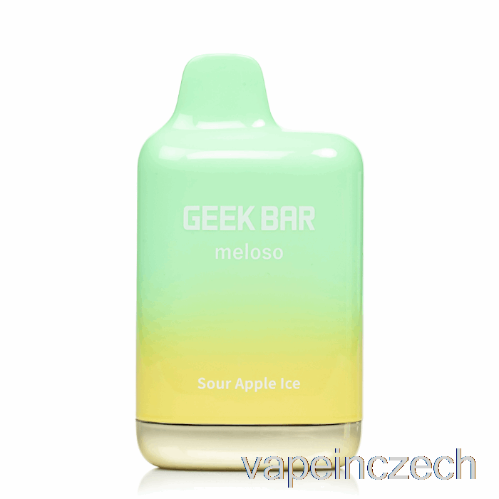 Geek Bar Meloso Max 9000 Jednorázová Ledová Pára S Kyselým Jablkem Bez Nikotinu